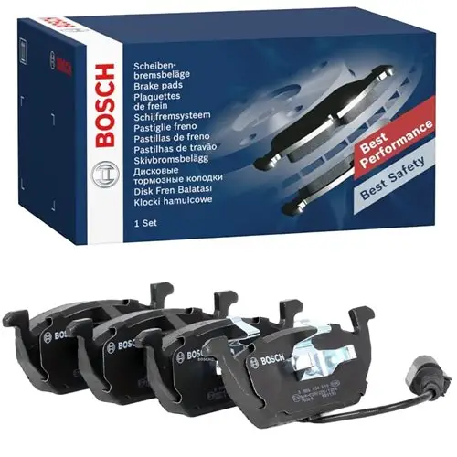 BOSCH KLOCKI HAMULCOWE PRZÓD AUDI SKODA SEAT VOLSKWAGEN 0 986 494 019 Nowy