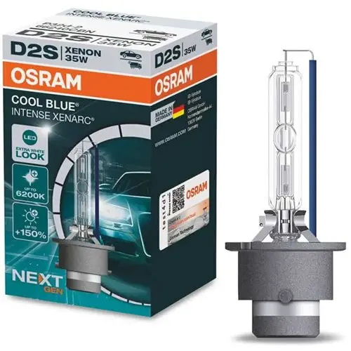 OSRAM D2S XENON ŻARNIK XENARC COOL BLUE INTENSE NEXT GEN 6200K HOMOLOGACJA Darmowy zwrot