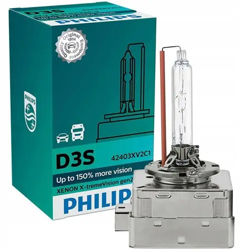 Wysoka jakość PHILIPS D3S ŻARNIK XENON X-TREME VISION GEN2 +150% 4800K 42V Z HOMOLOGACJĄ