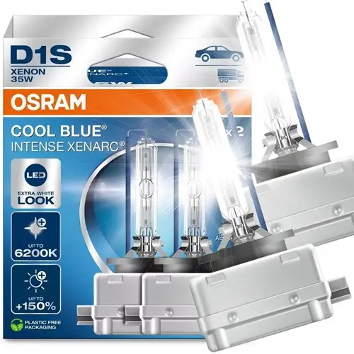 Bezpieczne zakupy Żarówki Xenon D1S Osram COOL BLUE Intense 35 W 2 szt.