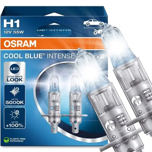 Sprawdź teraz Osram H1 Cool Blue Intense Żarówki Samochodowe Chłodne Światło 5000K