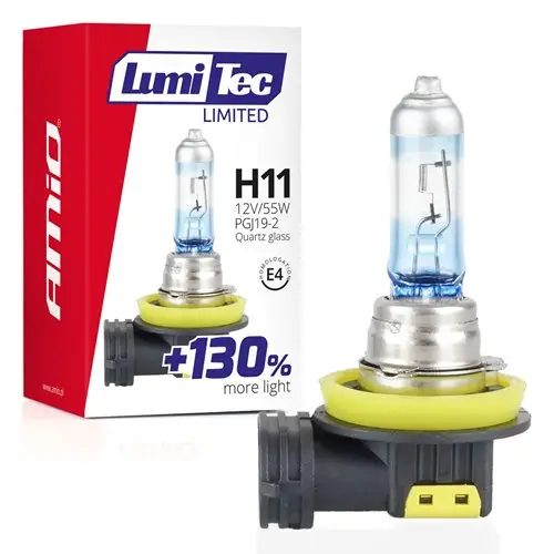 Żarówka H11 LumiTec LIMITED +130% AMIO 12V 55W Zamów teraz