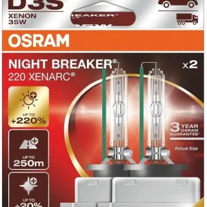 Dodaj do koszyka Żarówki D3s osram 35w xenarc night breaker laser +220%