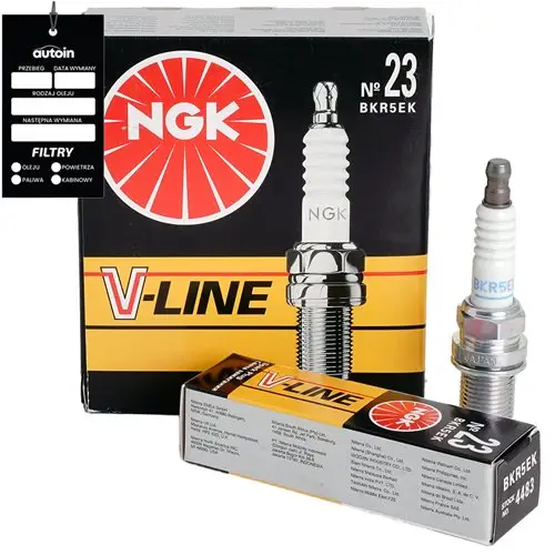Świece zapłonowe ngk v-line/23 bkr5ek lpg cng opel corsa astra vectra Łatwy zwrot