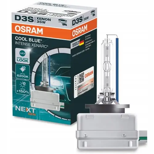 Promocja Żarówka żarnik xenon osram d3s cool blue intense next gen biała barwa 6200k