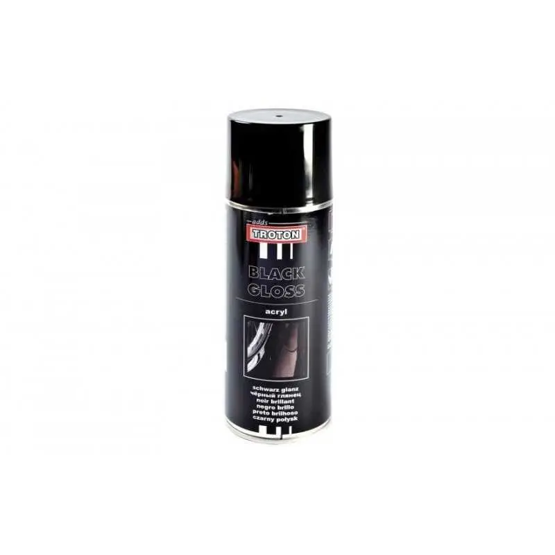 Nie przegap TROTON lakier akrylowy w sprayu czarny połysk 400ml