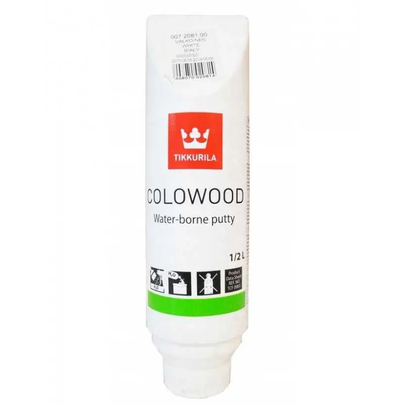 Nowość TIKKURILA Colowood szpachla do drewna dąb 0,5L