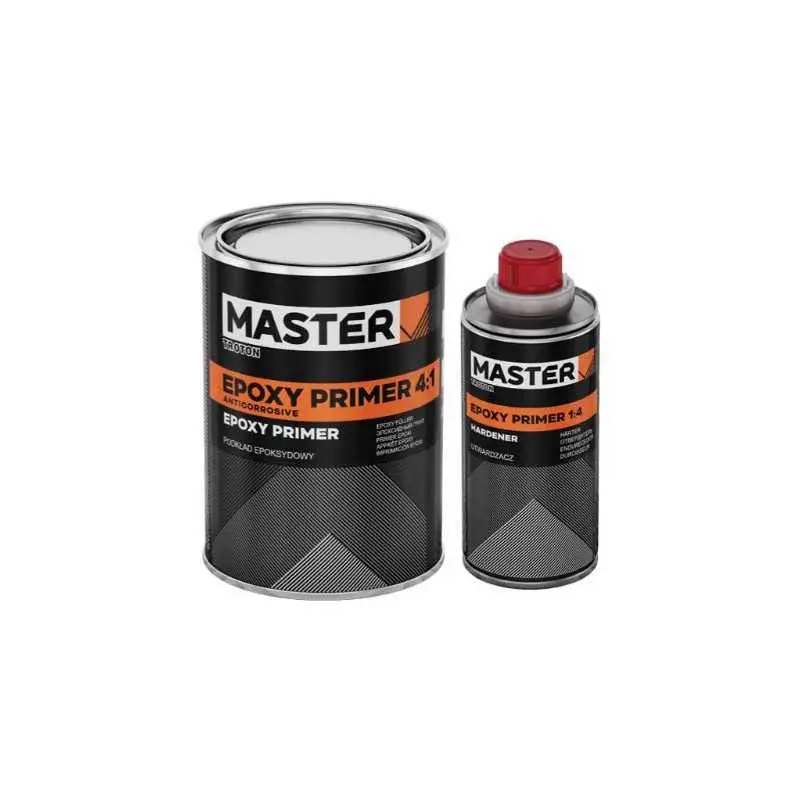Darmowy zwrot TROTON MASTER antykorozyjny podkład epoksydowy szary 4:1 epoxy primer 0,8L + utwardzacz 0,2L