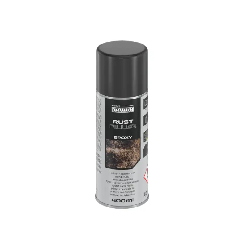 Darmowa dostawa TROTON podkład i konwerter rdzy w sprayu 2w1 Rust Filler Epoxy Spray 400ml