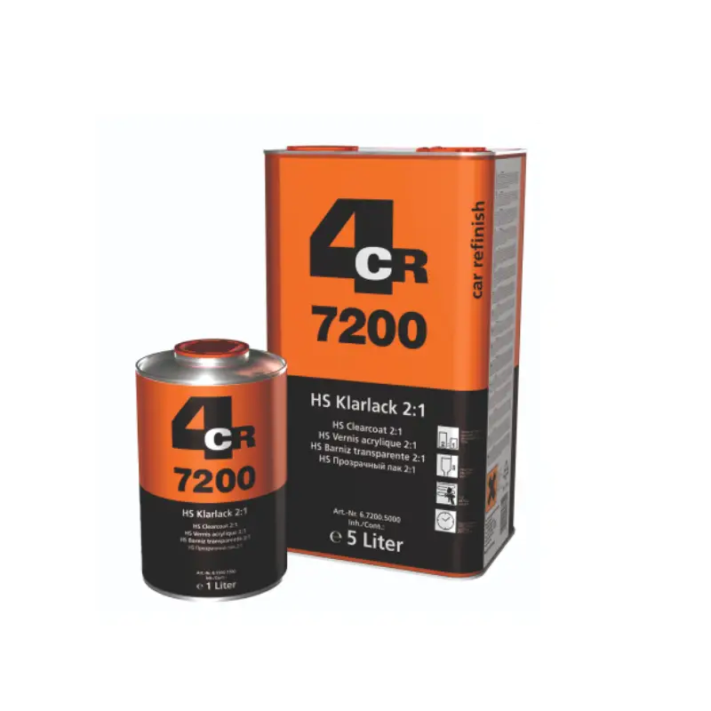 Tylko dziś 4CR Lakier bezbarwny 7201 HS 5L + 2,5L utw 0407
