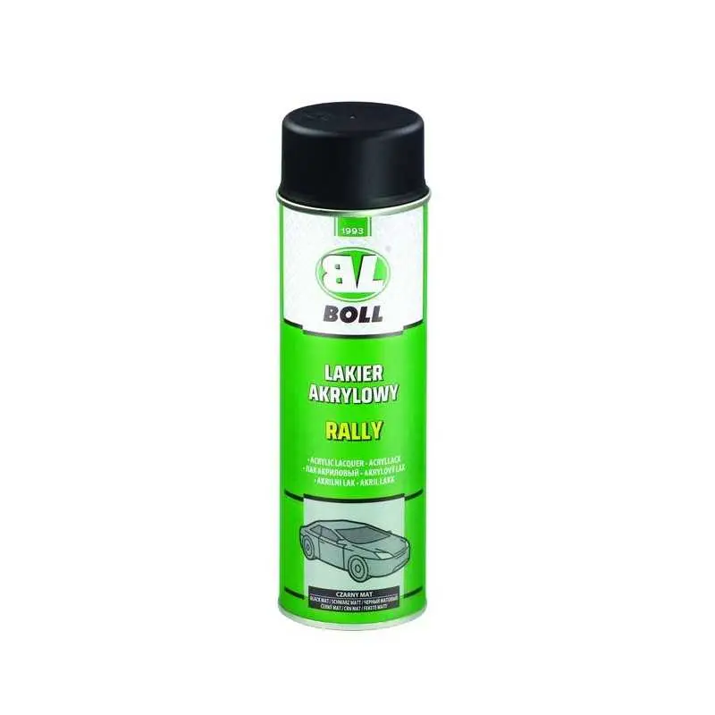 BOLL Rally lakier akrylowy Czarny mat spray 500ml Obniżka ceny