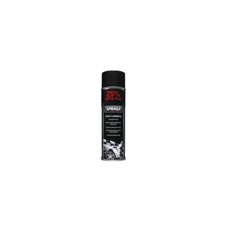 Nowy SPRAILA lakier akrylowy 500ml - czarny mat