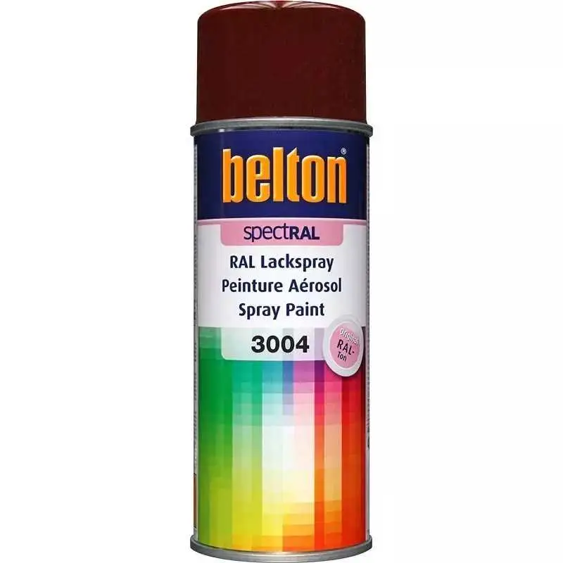 BELTON lakier w sprayu RAL 3004 czerwony purpurowy 400ml Do wyczerpania zapasów