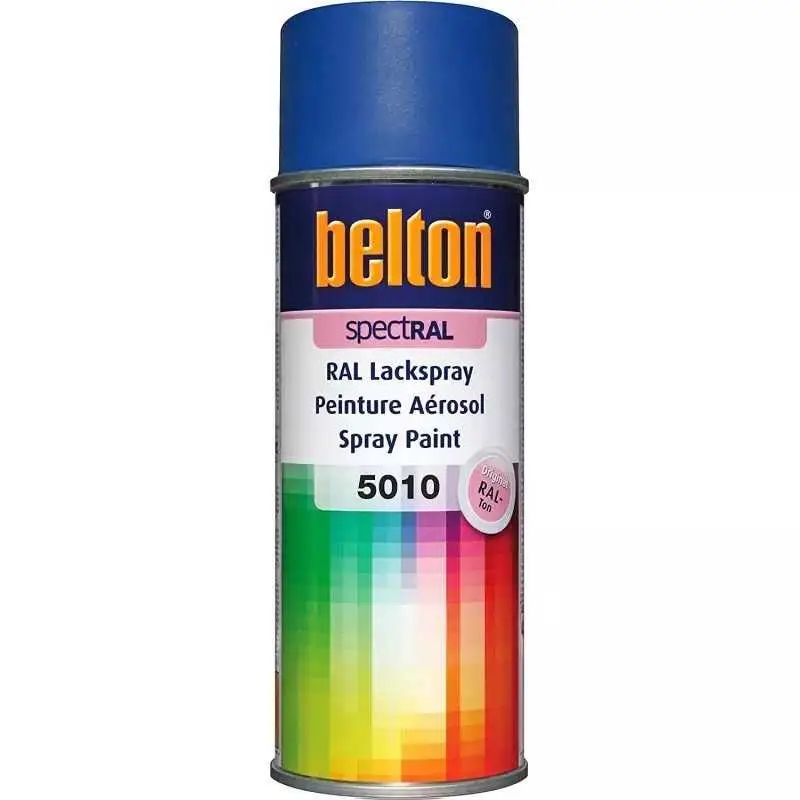 Obniżka ceny BELTON lakier w sprayu RAL 5010 lazurowy 400ml