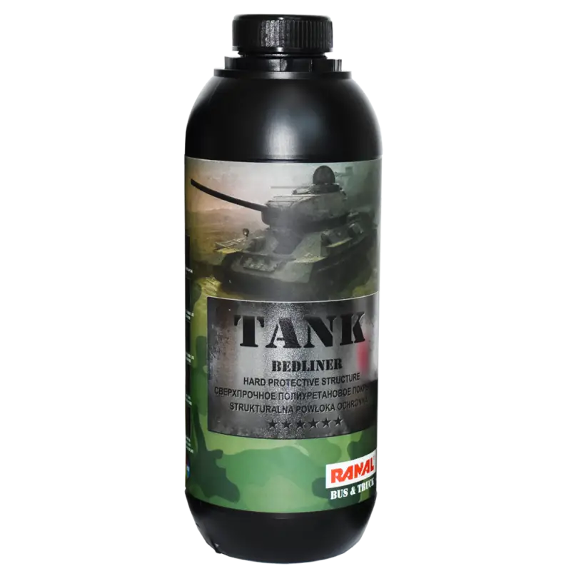 Ostatnie sztuki RANAL powłoka PU TANK 711 ml+237 ml czarny
