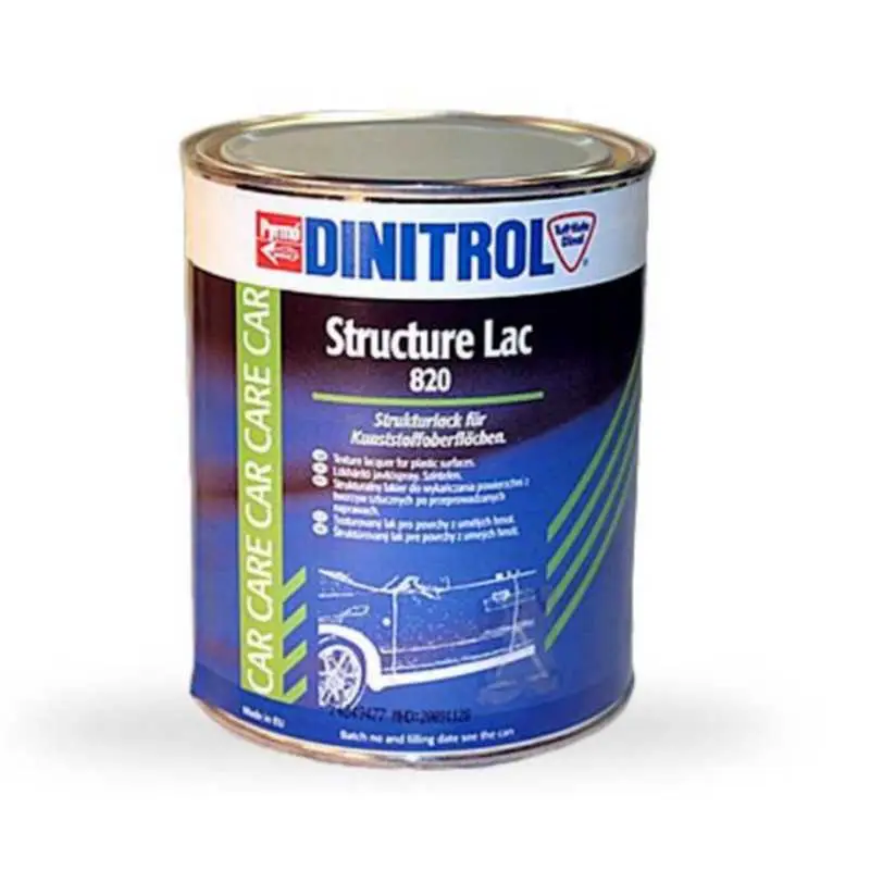 Rabat DINITROL struktura na plastik 820 czarny 1L