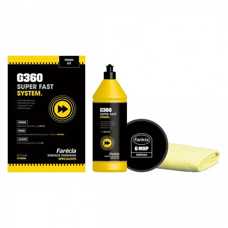 Farecla G360 Super Fast Finish - zestaw Bestseller