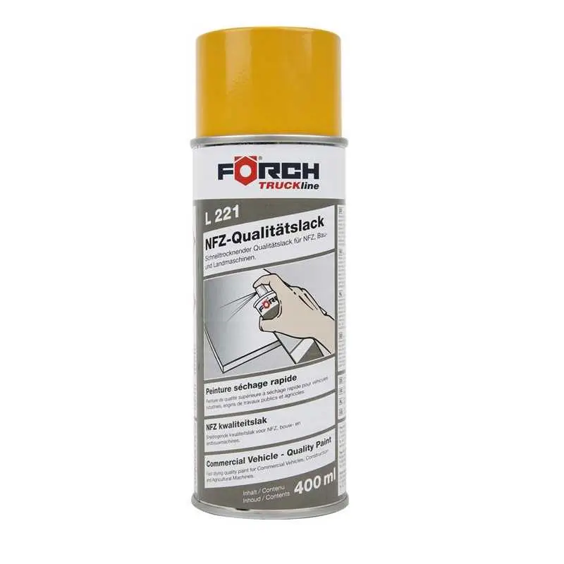 Bestseller FORCH L221 lakier żółty KOMATSU M-BUD 400ml
