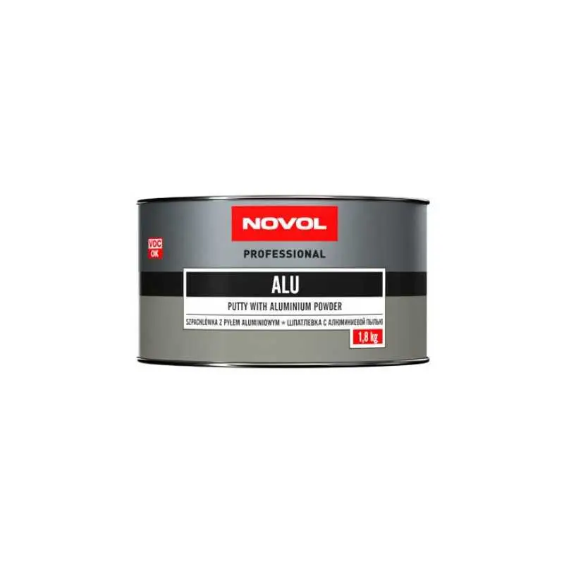 Wyprzedaż NOVOL Szpachlówka ALU z Pyłem Aluminiowym 1,8kg