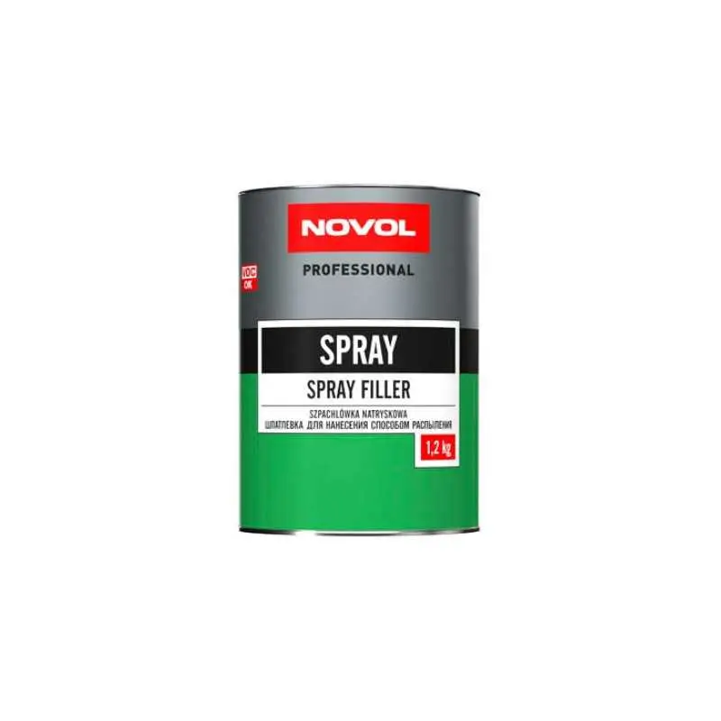 NOVOL Spray Filler Szpachlówka Natryskowa 1,2kg Popularny