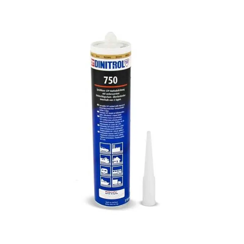 DINITROL 750 STP Masa Uszczelniająca Czarna 310ml Obniżka ceny