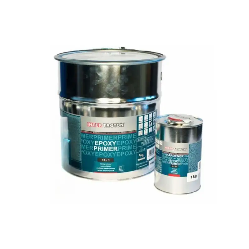 Taniej TROTON antykorozyjny podkład epoksydowy Epoxy Primer 10:1 jasnoszary 10kg + utwardzacz 1L
