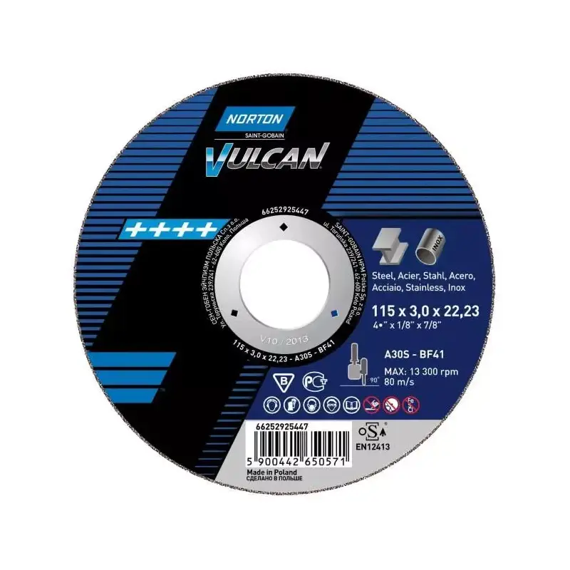 Kup teraz NORTON tarcza do cięcia metalu VULCAN 125 x 1.0 x 22.23 mm