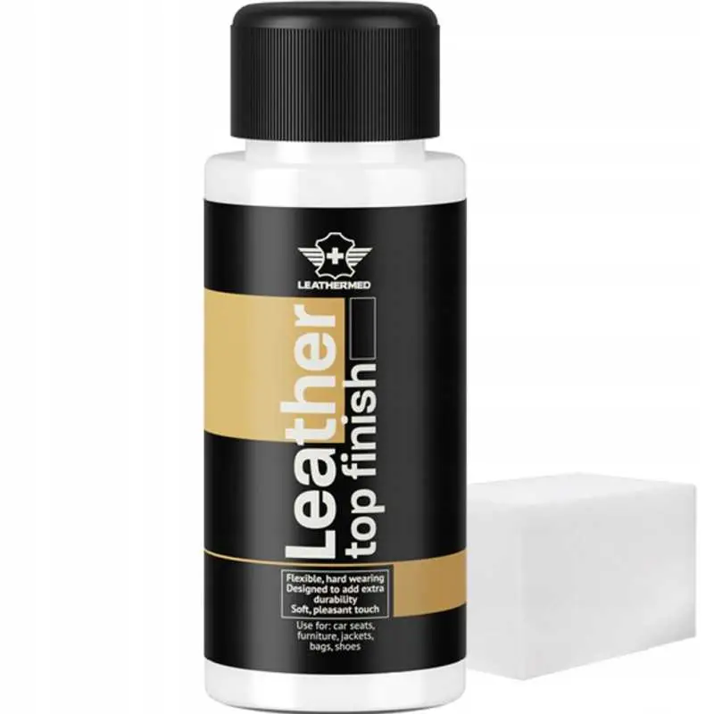 Wyjątkowa oferta LEATHERMED lakier bezbarwny do skóry Top Finish 50ml