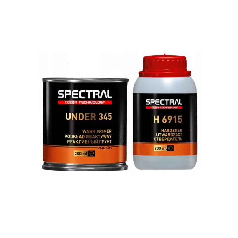 SPECTRAL podkład reaktywny 345 0,2L + utwardzacz 0,2L H6915 Do wyczerpania zapasów