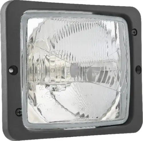 Reflektor przedni halogenowy, prostokątny 12/24V H4, R2, T4W 172x142 mm Kramp Oferta
