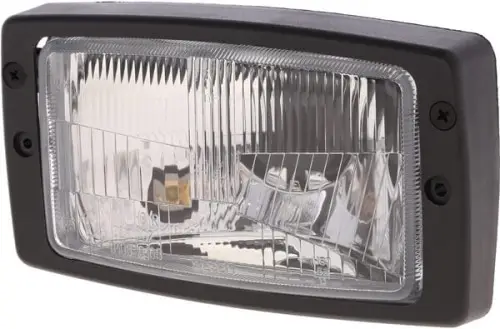 Kup teraz Reflektor przedni halogenowy, prostokątny 12/24V H4, R2, T4W 184x102 mm Kramp