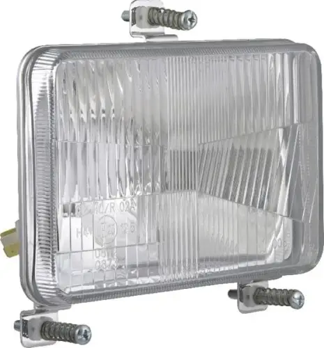 Darmowa dostawa Reflektor przedni halogenowy, prostokątny 12/24V H4, T4W 168x106 mm Kramp