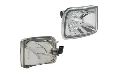 Dodaj do koszyka Reflektor roboczy halogenowy, narożny, prawy, 12V 50W kwadratowy, biały 123x115x121 mm wtyczka PGJ13, Wesem