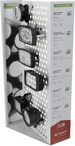 Ostatnie sztuki Stojak ekspozycyjny lamp LED dla Fendt