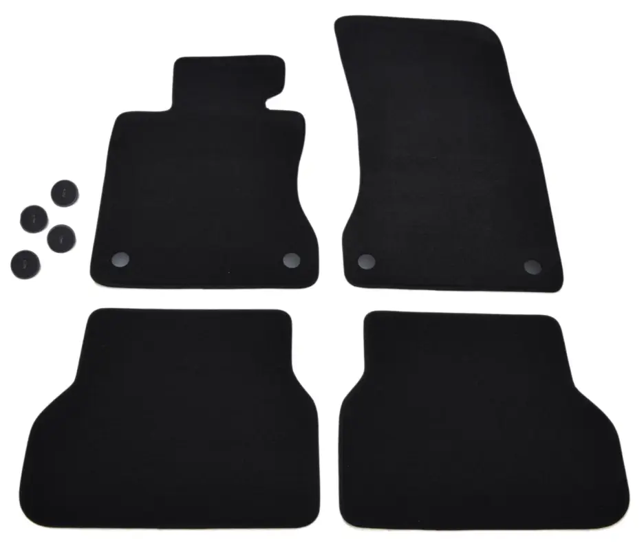 BMW Seria 5 E60/E61 (2003–2010) – Czarne dywaniki welurowe Gold PLUS – Standard Ekspresowa dostawa