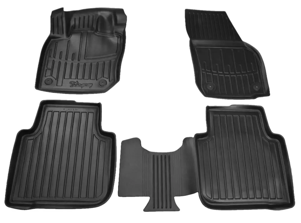 Nie przegap Skoda Kodiaq II od 2024r. / 4 el. - Dywaniki gumowe, korytkowe 3D, Stingray